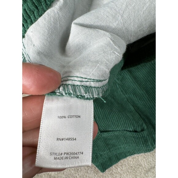 Indigo Rising Green Corderoy Shorts Size 9/29 - Picture 9 of 12